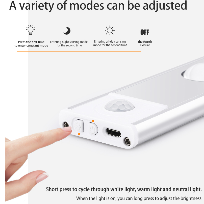 LED-sensorlamper uden ledninger