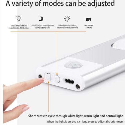 LED-sensorlamper uden ledninger