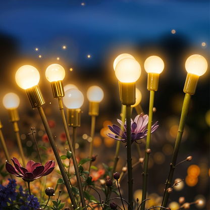 Solcelledrevne dansende havelygter | 2 stk