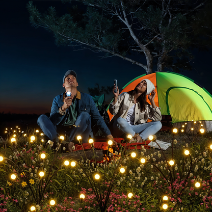 Solcelledrevne dansende havelygter | 2 stk