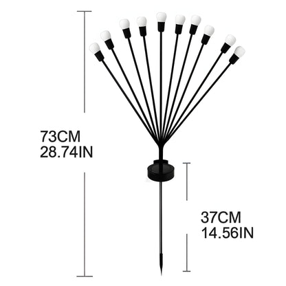 Solcelledrevne dansende havelygter | 2 stk